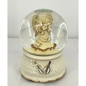 Angel Snow Globe By The San Francisco Music Box Company Plays Hark the Herald An